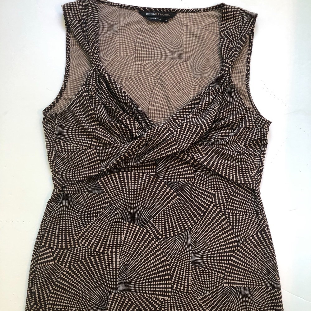 BCBGMAXAZRIA Chai Tank Top Ladies Size Medium Knit